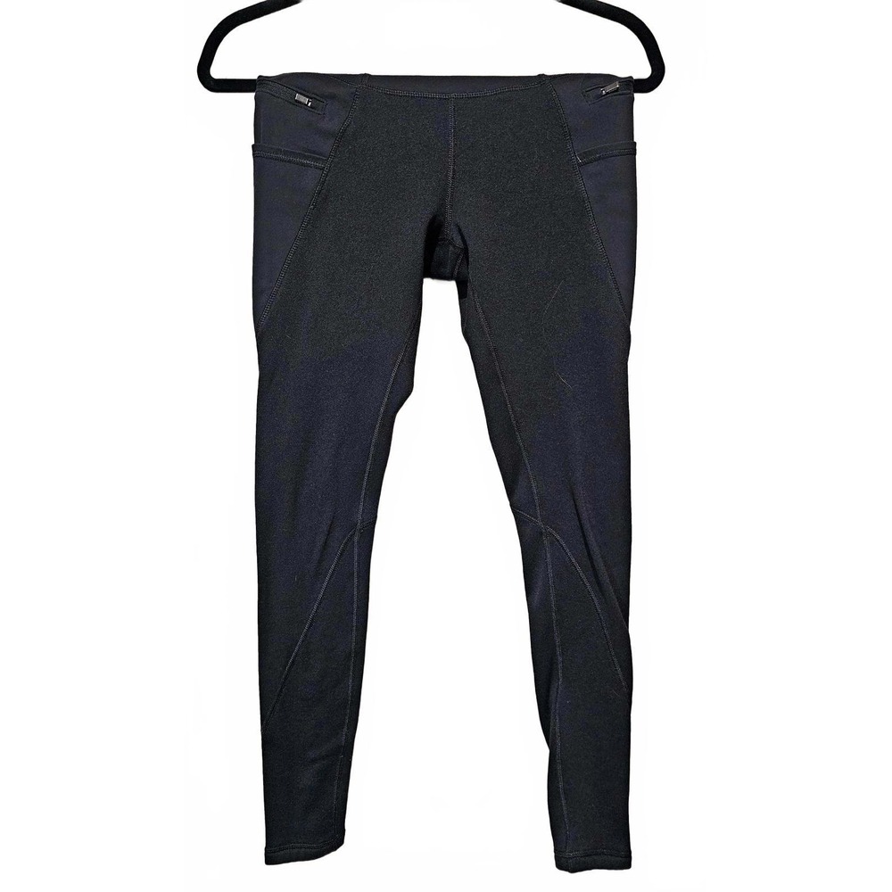 Athleta Black XS Utliity High Traverse Leggings Comfortable w Pockets Athleisure - Picture 3 of 5
